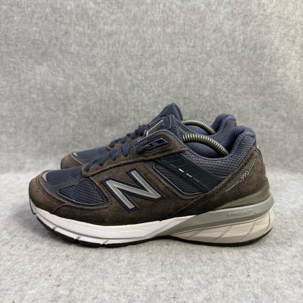 New Balance 990 V5 Womens Size 6 Navy Blue Made in USA Running Sneakers W990NV5